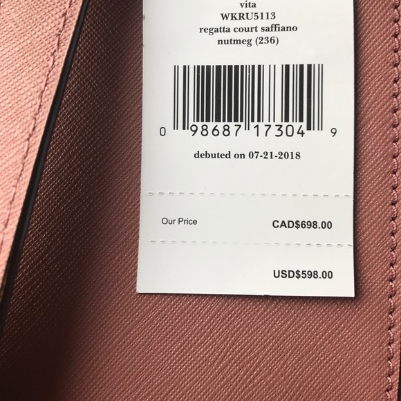 ❗️SOLD❗️Kate Spade Vita Saffiano Handbag - Picture 7 of 8